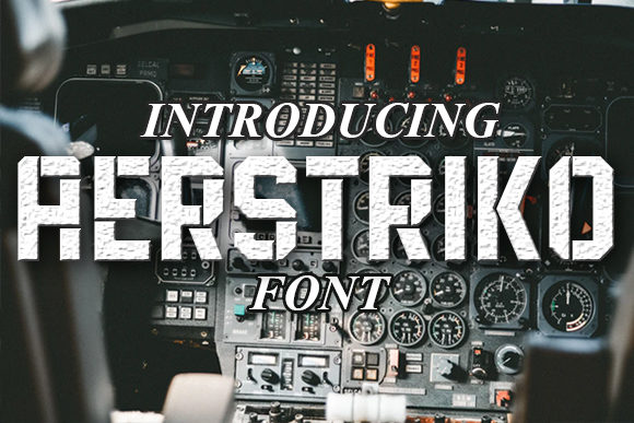 Aerstriko: A Display Font for Editorial Impact