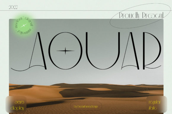 Aouar: A Display Font That Makes Your Headlines Feel Intentional