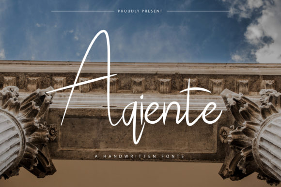 Aqiente: A Delicate Script Font for Thoughtful Web Branding