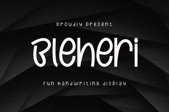 Bleheri: A Display Font That Earns Its Space
