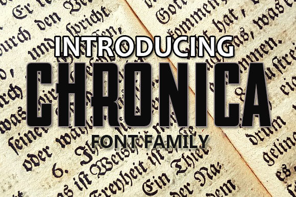 Chronica: A Bold Display Font for Scroll-Stopping Marketing