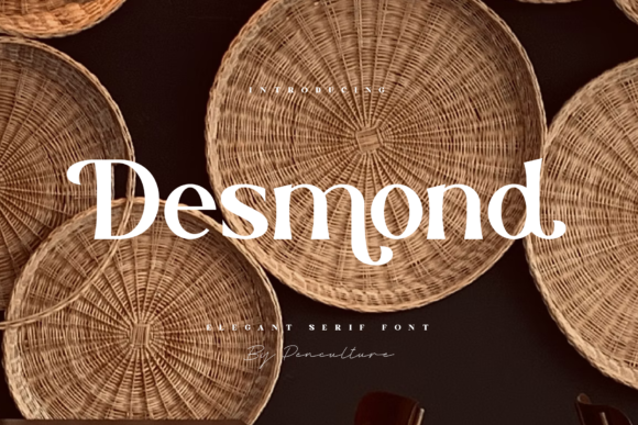 Desmond: A Chic Retro Display Font for Small Business Branding