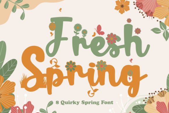 Fresh Spring: A Display Font That Makes Your Headlines Pop
