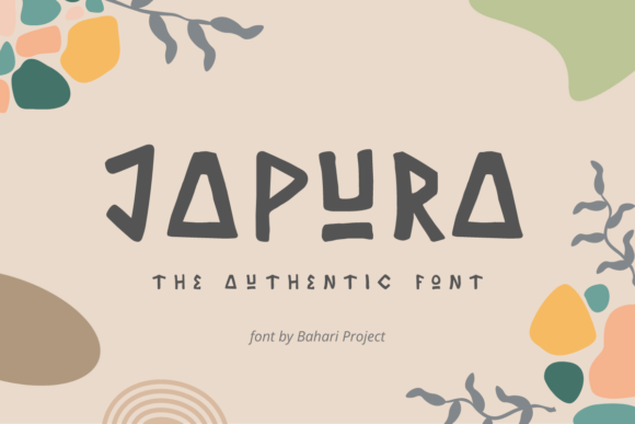 Japura: A Distinctive Display Font for Authentic Digital Branding