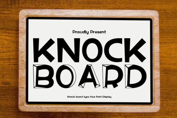 Knock Board: A Distinctive Display Typeface for Editorial Impact