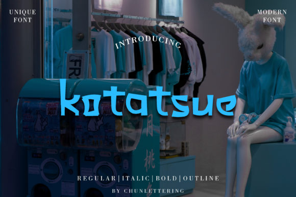Kotatsue: A Display Font That Makes Your Campaign Stand Out