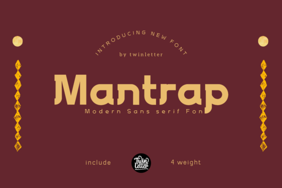 Mantrap: A Display Font That Commands Attention