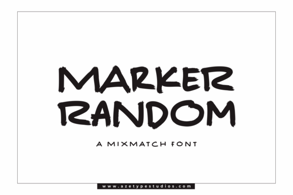 Marker Random: A Friendly, Versatile Display Font for Small Businesses
