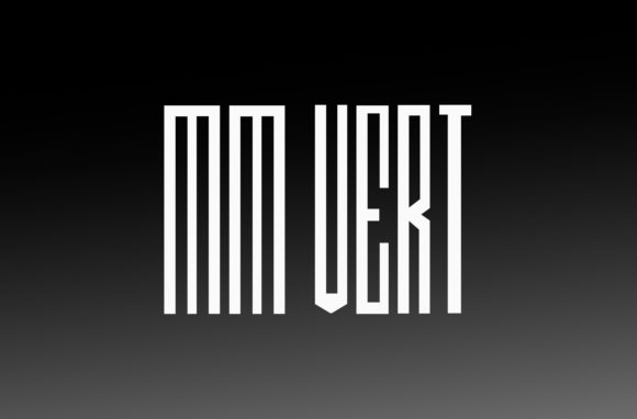 MM Vert: A Bold, Modern Display Font for Small Business Brands