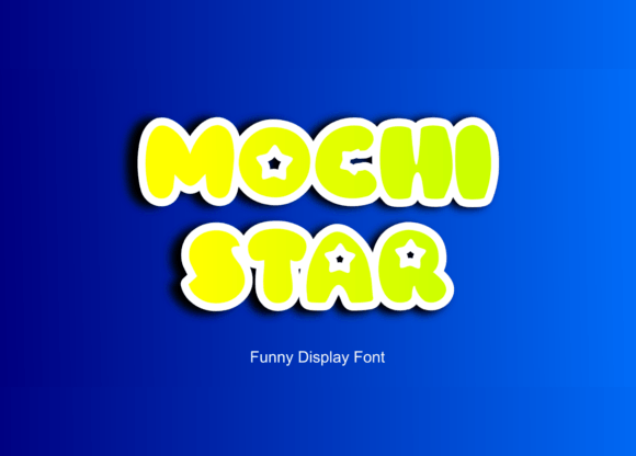 Mochi Star: A Playful Display Font That Makes Your Brand Feel Inviting
