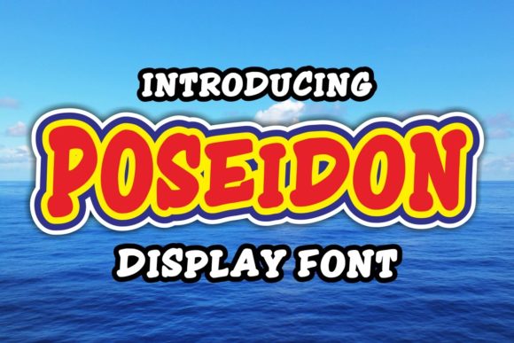 Poseidon: A Bold Display Font That Cuts Through the Feed