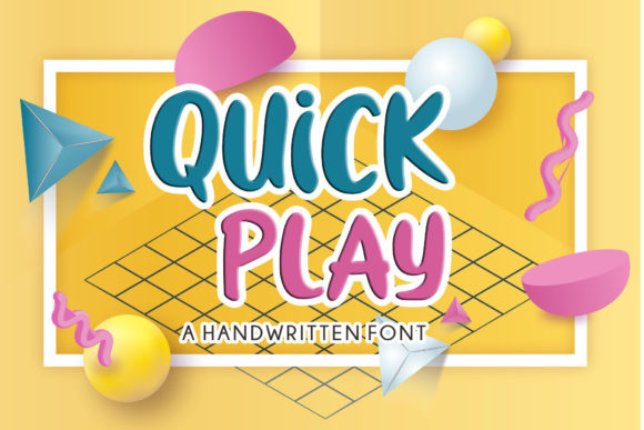 Quick Play Font: Friendly, Fun & Perfect for Small Business Branding