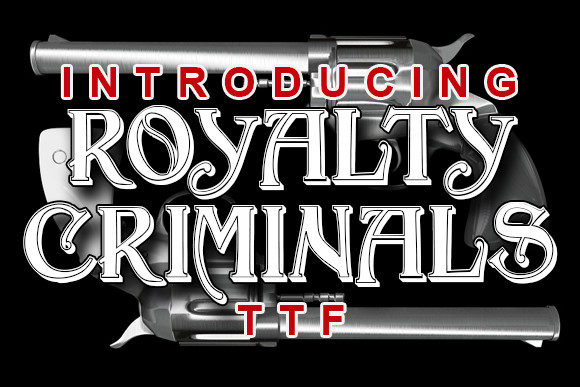 Royalty Criminals: A Retro Display Font That Actually Works