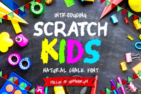 Scratch Kids: A Friendly Display Font That Makes Your Brand Feel Like Home