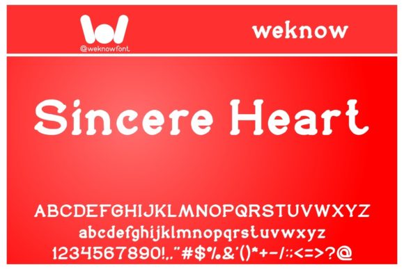 Sincere Heart Font: A Display Typeface That Builds Brand Trust