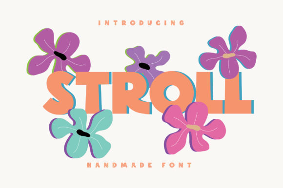 Stroll: A Bold Handmade Display Font That Feels Like a Smile