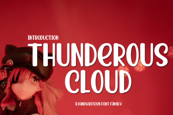 Thunder Clouds: A Display Font That Feels Like a Creative Breath of Fresh Air