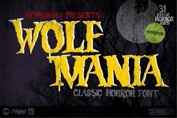 Wolf Mania: A Bold Display Font with Editorial Heart